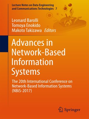cover image of Advances in Network-Based Information Systems